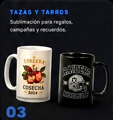 Tazas y tarros personalizados