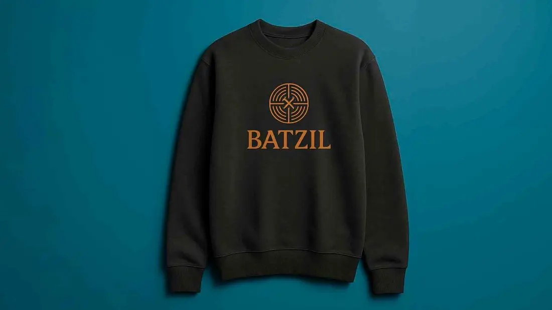 Vista previa de una playera negra Batzil